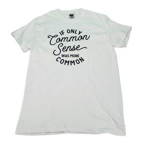 T-Shirt Adult Small S White Short Sleeve Sarcastic Funny Humor Handmade